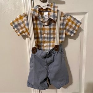 Carter’s Baby Boy Dressy Suspenders Outfit